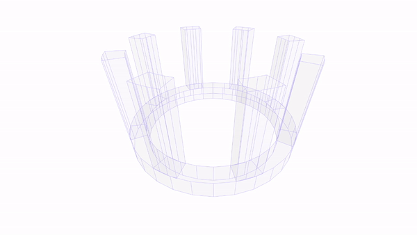 gif of the spinning 3d animation