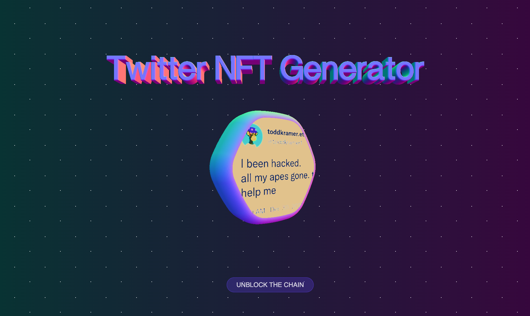 Twitter NFT Generator??? feature image